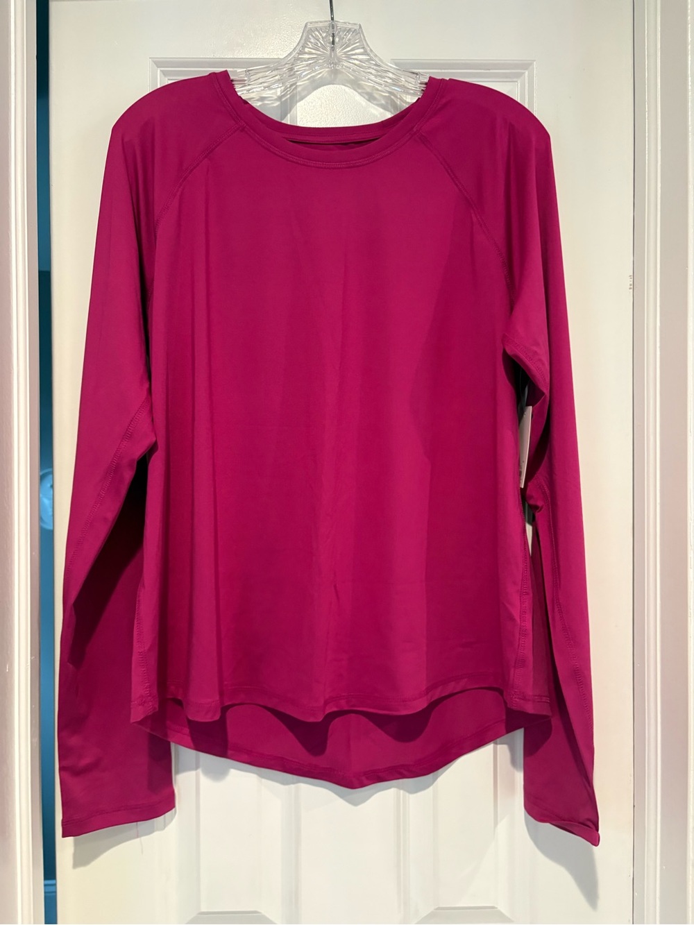 NWT Tek Gear Women's Long-Sleeve Dry Tek Long Sleeve Tee Size Large